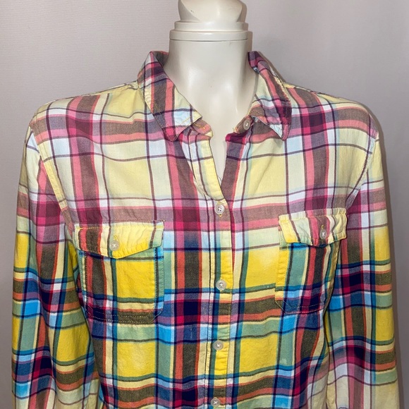 *CUSTOM DYED BUTTON DOWN - Picture 5 of 8